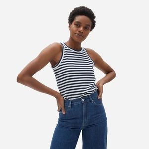 Everlane organic cotton cutaway tank top